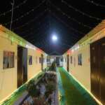 accommodation in kumbh maha mela 'Divya Prayag Kumbh Camp Night View'